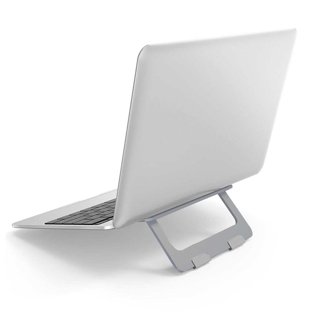 WINDLAND Ergonomic Angel Adjustable Computer Stand Lightweight Aluminum Laptop Holder for w/Heat-Vent to Elevate Laptop 12-15.6"