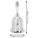 thumbnail image 2 of unbranded Decorativa Plateada De Aleación De Zinc Para Adornos Festivos Y Escolares, 2 of 8