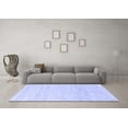 thumbnail image 3 of Ahgly Company Machine Washable Indoor Square Oriental Blue Industrial Area Rugs, 6' Square, 3 of 4