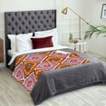 thumbnail image 5 of XMXT Flannel Throw Blanket, Vintage Ethnic Seamless Prints Throw Blankets for Bed Couch Living Room, 50 x 70 inches, 5 of 9
