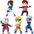 thumbnail image 2 of Naruto Series Kakashi Naruto Sasuke Microparticle Building BlocksCreative Puzzle Assembling ToysPuzzle Anime Model Toys Gao Jinjia LED, 2 of 2