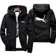 thumbnail image 2 of Primavera otoño hombres de gran tamaño protector solar rompevientos impreso chaqueta con capucha simplicidad moda adecuada para montañismo Camping, 2 of 4