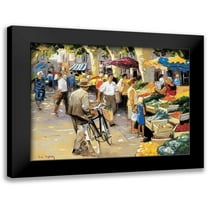 Deymonaz, Andre 14x12 Black Modern Framed Museum Art Print Titled - Au marche