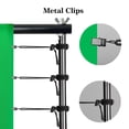 thumbnail image 7 of 2 in 1 Green Screen Backdrop Kit Portable Dual Rod Stand kit , Portrait Photoshoot, Wall Mounted, Parties 6x7ft Green Polyester Backdrop for Video Streaming 6.5x6.5 ft, 7 of 7