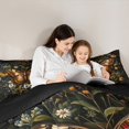 thumbnail image 5 of jejeloiu Spooky Boho Moth Bedding Comforter Set,Country Flower Floral Twin Comforter Sets,Gothic Theme Bedding Set For Kids,Breathable Home Decor Reversible,2 Pieces, 5 of 8