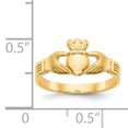 thumbnail image 2 of Bague Bébé Claddagh en Or Jaune 14K, 2 of 2
