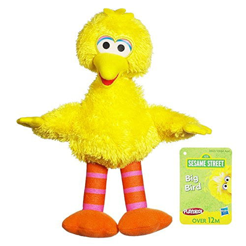 BIG BIRD BeaniePlush Soft Toy Doll 27cmBNWT Licensed Yellow Bird SESAME STREET 