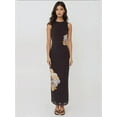 thumbnail image 3 of Flowering Crew Neck Bodycon Dress, 3 of 6