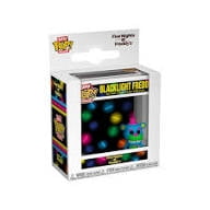 Mini Deluxe Vinyl Figure – Neon Bear Character in Blacklight Display Box Collectible
