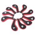 thumbnail image 2 of Golf Head Covers Golf Driver Head Cover Neoprene 10Pcs Neoprene Golf Club Iron Head Covers Putter Set Protector Case Golf soryGray, 2 of 7
