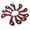 Red, variant on BOKYAN 10pcs Premium Neoprene Golf Club Iron Head Covers Putter Set Protector Case with Zipper Closure and Number Markings, Classic Gray, 7.09 inches / 18 cm Length