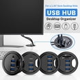 thumbnail image 2 of 1pc USB 2.0/3.0 Desktop High-Speed HUB with TF/SD Card Reading, USB-C Data Transfer and Charging Functions, 2 of 6