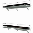 thumbnail image 2 of Arrange A Space Double Shelf Double Hang Closet System 52” Espresso, 2 of 4