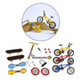 thumbnail image 3 of 8pcs Mini Doigts Jouets Planches à Roulettes Vélo Vélo Mini Jouet Embarquement Scooter Swing Tiny Board, 3 of 9