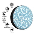 thumbnail image 4 of Balery Blue Snake Cubiertas para Neumáticos - Protector Resistente para Neumáticos de Camioneta, SUV, Remolque, Camper y RV-15 inch, 4 of 6