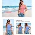 thumbnail image 4 of FreshPretty Off The Shoulder Tops for Women Cute Summer Casual Sleeveless Slim Fit y2k Spring Outfits Going Out Tank Top, 4 of 9