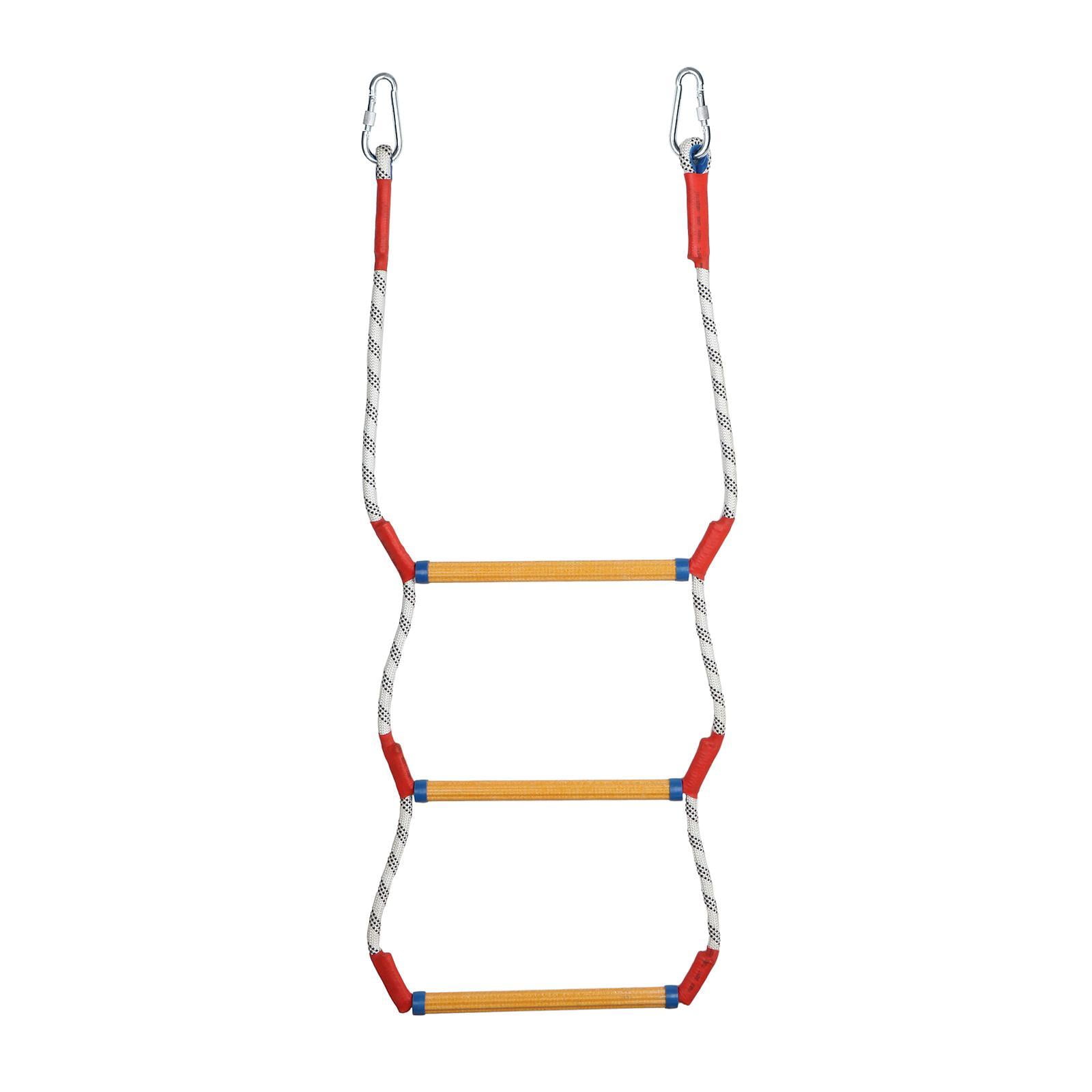 GARENDE Boat Rope Ladder Boarding Ladder Marine Rope Ladder for Canoeing Kayak Yacht Three Tire
