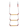thumbnail image 4 of S SERENABLE Boat Rope Ladder Boarding Ladder Marine Rope Ladder for Canoeing Kayak Yacht Three Tire, 4 of 9