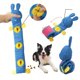thumbnail image 2 of Juguetes dispensadores para perros – Rompecabezas chirriante para perros, enriquecimiento de felpa, cuerda arrugada, juguetes de peluche, juguete para perros pequeños, medianos y grandes, juguete par, 2 of 5