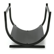 Small Metal Firewood Rack Indoor Log Holder Wood Storage For Fireplace 14''