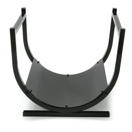 Small Metal Firewood Rack Indoor Log Holder Wood Storage For Fireplace 14''