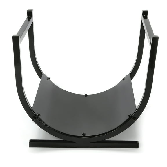 Small Metal Firewood Rack Indoor Log Holder Wood Storage For Fireplace 14''