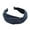 Navy, variant on Womens Pure Color Velvet Wide Headwrap Hair Band With Bow Detail