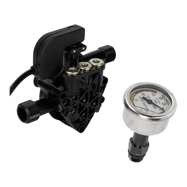 davian High-pressure Pump Accessory, Water Pump Inlet Thread 25.5mm, Electric Household High-pressure Pump, PP Washing Machine Spare Part, Outlet 22mm with