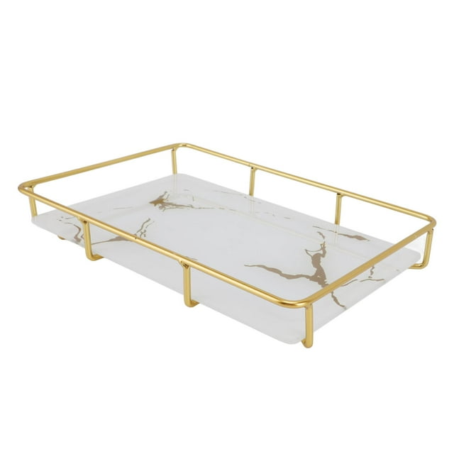 Modern Stylish Bathroom Vanity Tray With Efficient Space Organization, Anti Slip Countertop Storage Organizer For Kitchen Sink