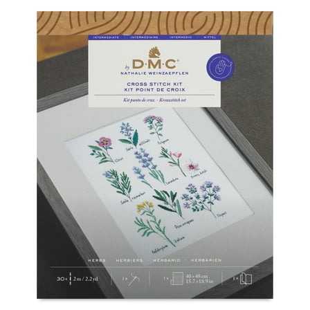DMC Mindful Making Advanced Cross Stitch Kit-Herbs