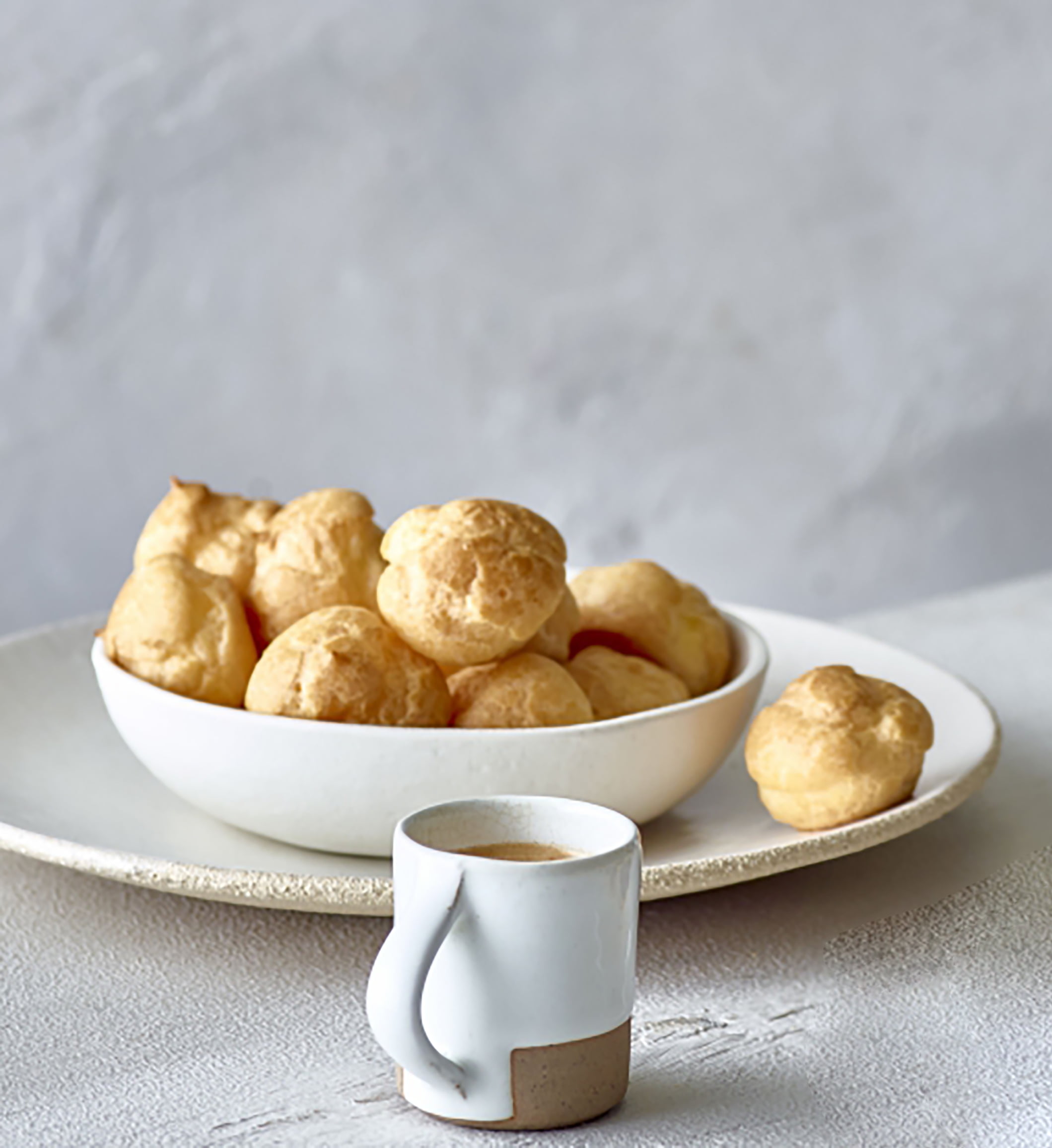 Poppies Mini Cream Puffs, Ready-to-Eat Pastry Filled with Rich Vanilla Dairy Cream, 17.6 oz (Frozen)