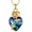 Gold, variant on Crystal Rose Flower Urn Necklace for Ashes for Women Men Birthstone Heart Urn Cremation Jewelry for Ashes Memory Keepsake Urn Necklace Gift