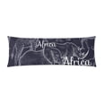 thumbnail image 2 of ABPHOTO African Elephant Body Pillowcase Pillow Cover Pillow Protector Two Sides Printing 20x60 inch, 2 of 2