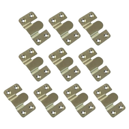 Fjofpr lightning deals of today,Furniture Stainless Steel Connectors Stainless Steel Hooks Bed Hooks Photo Frame Hooks Hardware Connectors 10PCS Hot