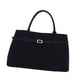 thumbnail image 2 of Bolso de mano de gamuza para mujer, bolso estilo hobo, bolso de mano de moda con asa superior para viajes al aire libre Negro, 2 of 9