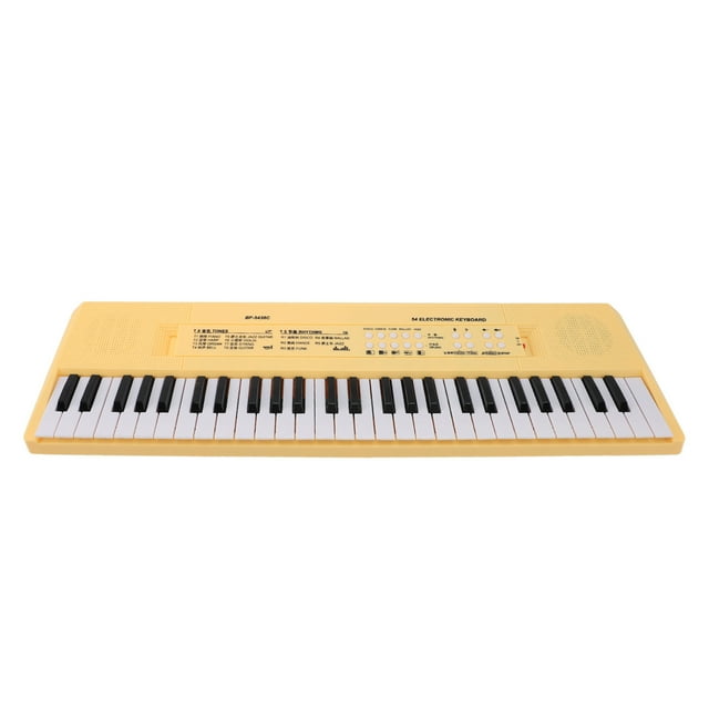 54 Key Multifunctional Electronic Piano Keyboard, with Wired Microphone for Kids Music Learning & Recording