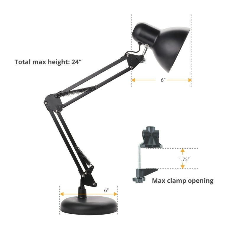 Newhouse Lighting LED Architect Desk Lamp - Black - Walmart.com