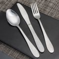 thumbnail image 4 of GOOHOCHY 1 juego de tenedores y cucharas de cocina. Cucharas y tenedores para el hogar. Suministros de cocina. Vajilla de acero inoxidable., 4 of 8