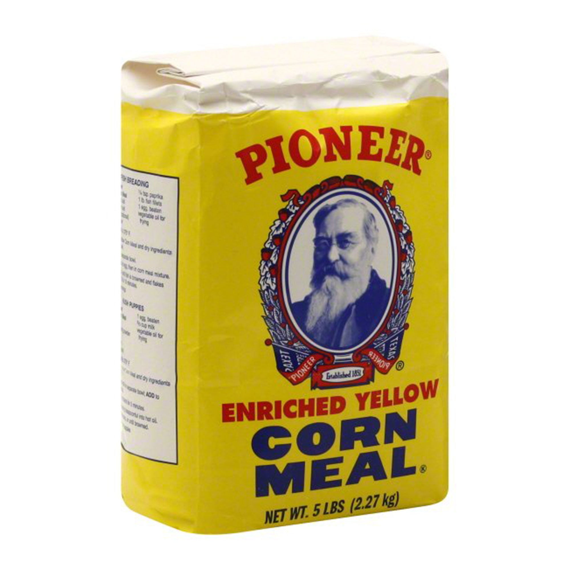 (6 pack) Pioneer Enriched Yellow Corn Flour Cornmeal - Allergen-Free, Perfect for Baking