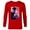 New Red, variant on Marvel Spider-Man: Across the Spider-Verse Eye Reflections - Long Sleeve T-Shirt for Men - Customized-White