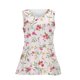 thumbnail image 5 of Mujeres Racerback Camisetas sin mangas Camiseta sin mangas de gasa con cuello en V para mujer, camiseta sin mangas con dobladillo plisado doble, camiseta informal tipo túnica (Pink, M), 5 of 7