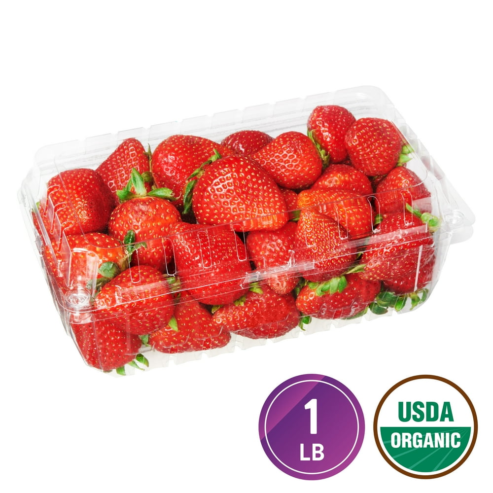 Organic 1lb strawberries
