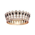 thumbnail image 3 of Chaîne de Tête Ronde Dorée Élégante avec Strass pour Femmes Filles, 3 of 3