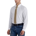thumbnail image 6 of Xecao Forest Animal Print Tie For Men Necktie Woven Jacquard Neck Ties,Classic Men's Tie, 6 of 7
