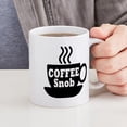 thumbnail image 4 of CafePress - Coffee Snob Mugs - 11 oz Ceramic Mug - Novelty Coffee Tea Cup, 4 of 4