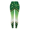 thumbnail image 6 of Vekome Green Leggings for Women Plus Size St Patricks Day High Waisted Yoga Pants Seamless Clover Lightweight Running Tights M, 6 of 8