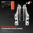 thumbnail image 3 of A-Premium Front Driver and Passenger Hood Hinges Compatible with Chevrolet Malibu 2016-2023, Front Left and Right Side, 2-PC Set, Replace# 23134811, 23134810, 3 of 8