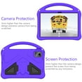 thumbnail image 2 of ELEHOLD Rugged Case for Lenovo Tab M11 11inch TB330FU TB330XU Kids Friendly EVA Full Body Protective with Kickstand Handle Grip Shockproof Anti-Scratch Case for Lenovo Tab M11 2024,Purple, 2 of 7