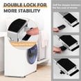 thumbnail image 3 of Adjustable Washer Base for Moving Appliances, Heavy Furniture Movers with Wheels for Washer and Dryer, Kitchen Appliance Rollers, Refrigerator Sliders Washing Machine Base Appliance Mover(Silver), 3 of 7