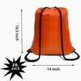 thumbnail image 7 of CAIHONG Drawstring Bags Bulk 20 Pcs Drawstring Backpack Bulk String Back Pack Gym Sport Bag for Women Draw String Bags Pack Nylon Cinch Bags,Red, 7 of 7